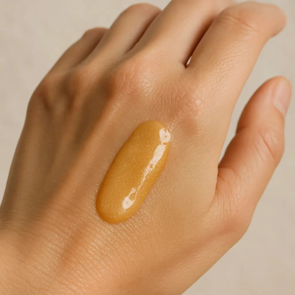 hand with anoint on the back