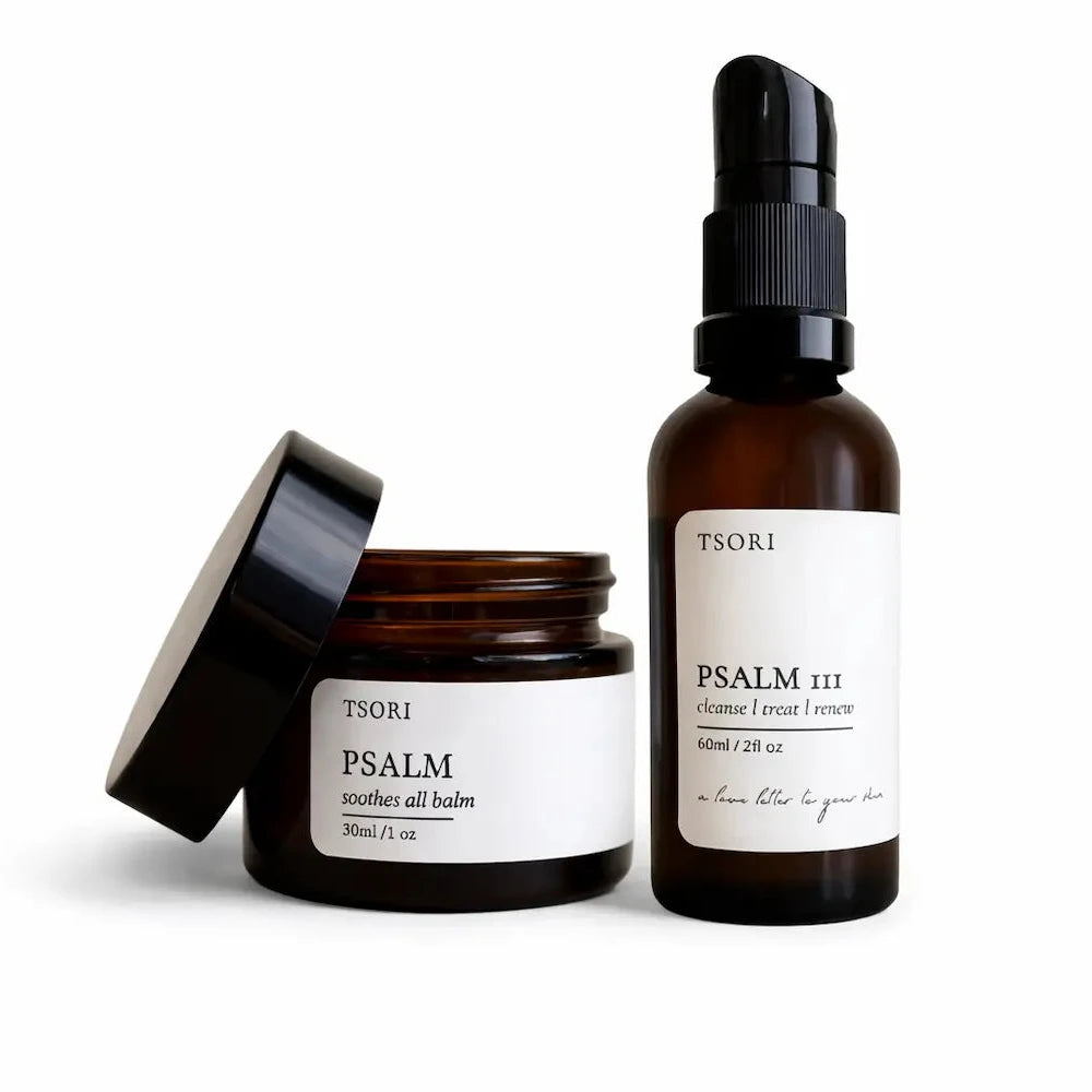 Two skincare products from TSORI on a white background